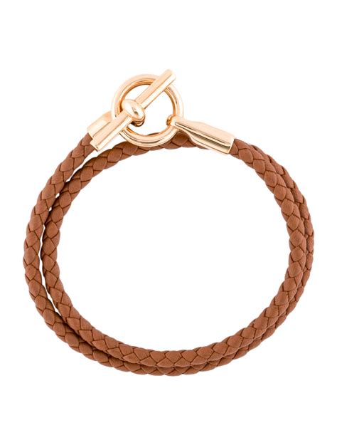 glenan double tour leather bracelet